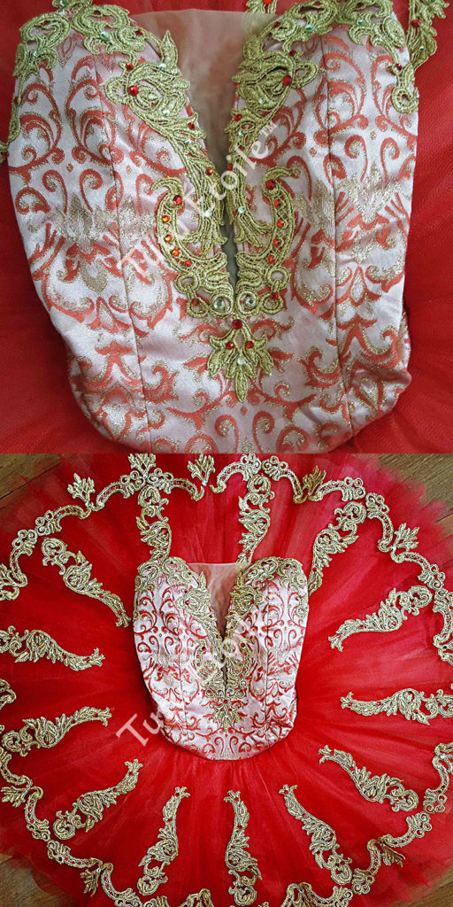 Red and Gold Brocade