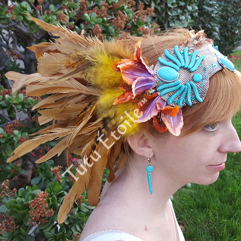 Tiger Lilly Head Piece Peter Pan