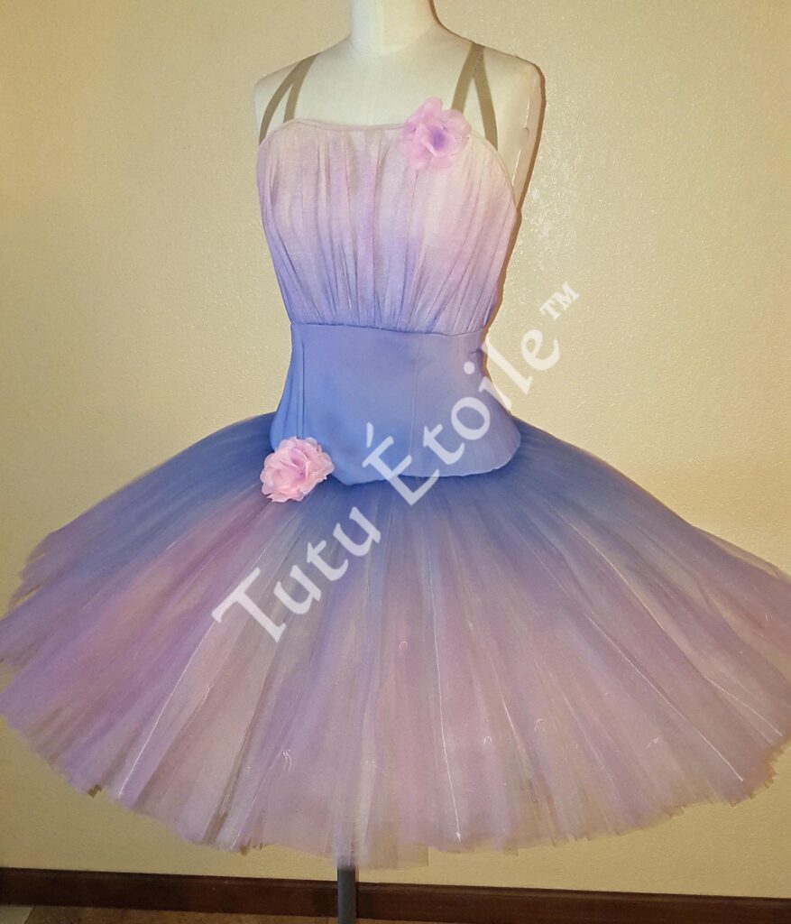 Periwinkle and Pink Airbrushed
