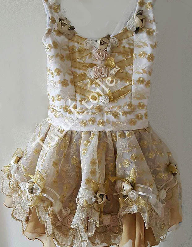Gold and Ivory Lace